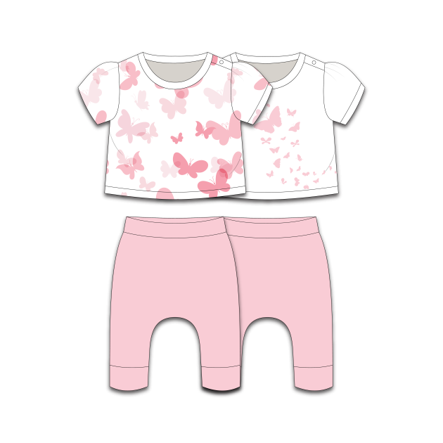 Baby Girls Puff Sleeve T-Shirt & Legging Coming Soon!
