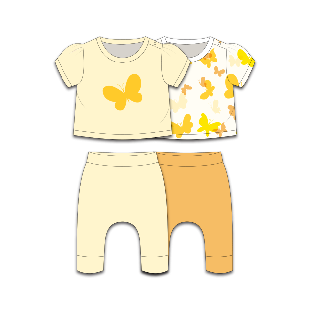 Baby Girls Puff Sleeve T-Shirt & Legging Coming Soon!